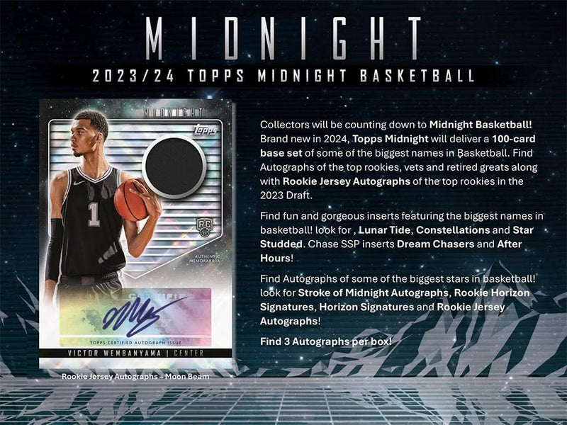 2023-24 Topps Midnight Hobby Box