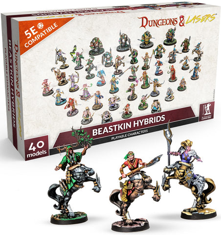 Dungeons & Lasers - Beastkin Hybrids (Unpainted)