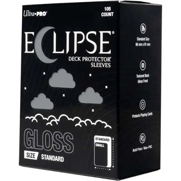 Eclipse Gloss Sleeves 105 Count - Smoke Grey