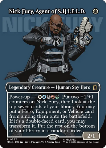 Nick Fury, Agent of S.H.I.E.L.D. (Borderless) (0357) [Marvel Super Heroes]