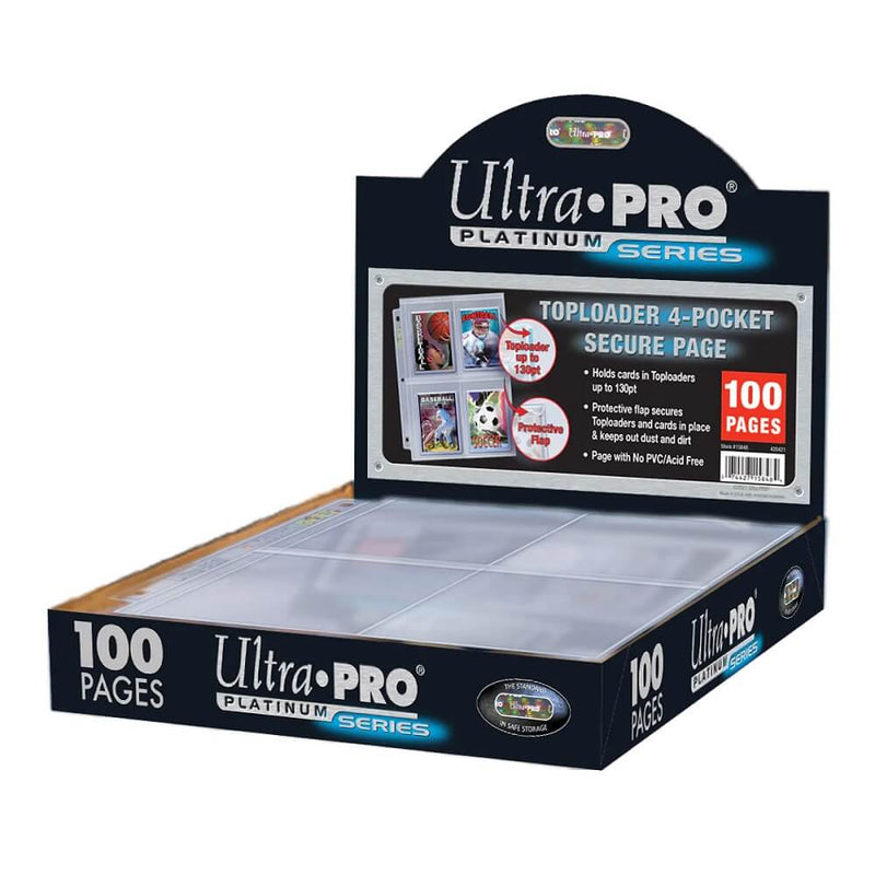 Ultra Pro - Platinum Series  4 Pocket for Toploaders