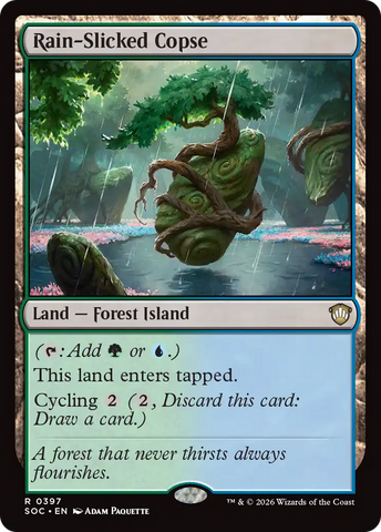 Rain-Slicked Copse [Secrets of Strixhaven Commander]