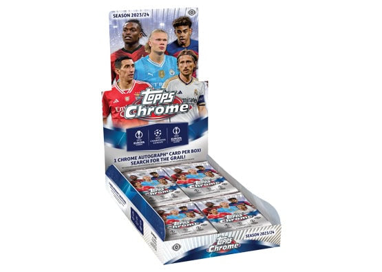 2023-24 UEFA Competitions Topps Chrome Soccer Hobby Box