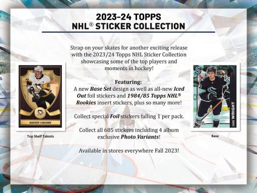 Topps - 2023-24 NHL Sticker Box