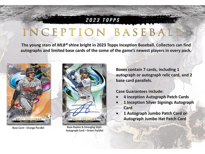 2023 Topps Inception Hobby Box - MLB