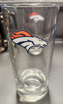 Nfl Football Glass - Broncos
