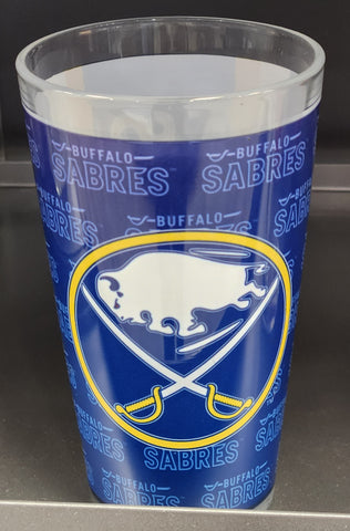 Buffalo Sabres Wrap Around Glass