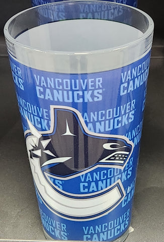 Vancouver Canucks Wrap Around Glass