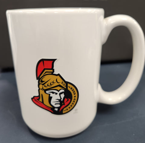 Coffee Mug - Nhl Senators White W/Logo