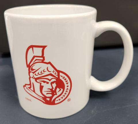 11 oz Coffee Mug - Nhl Senators White/Red