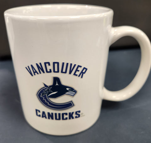 Coffee Mug - Vancouver Canucks White W/Logo