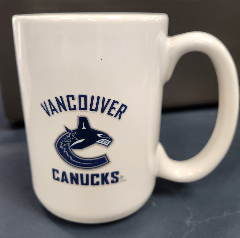 15 oz El Grande Mug -Vancouver Canucks White W/Logo