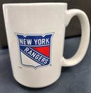 Coffee Mug - New York Rangers White W/Logo