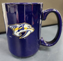 15 Oz El Grande Mug - Nashville Predators Blue