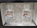 2Pk 16.5Oz Mason Mug Broncos