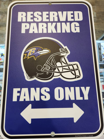Reserved Parking Sign - NFL Ravens