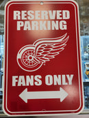 Reserved Parking Sign - NHL Detroit Red Wings