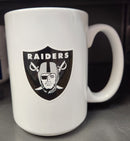 15 Oz El Grande Mug - Raiders White