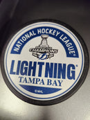2021 Tampa Bay Lightning Stanley Cup Puck