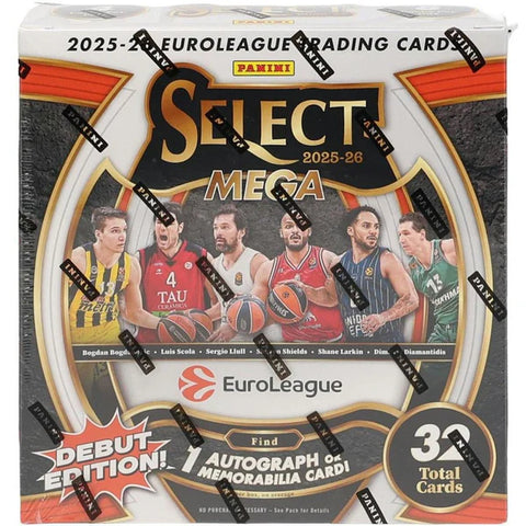 2025-26 Panini Select EuroLeague Basketball Mega Box