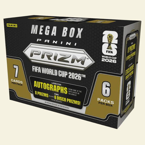 2026 Panini Prizm FIFA World Cup Soccer Mega Box