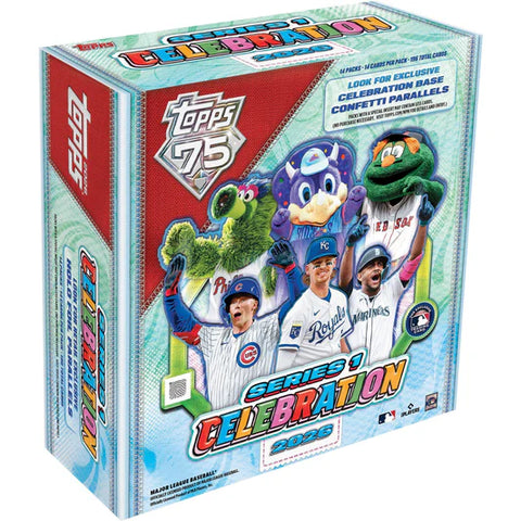 2026 Topps Series 1 Celebration Baseball Mega Box
