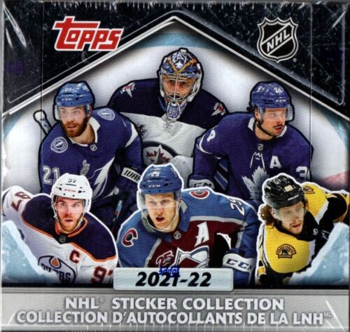 2021-22 Topps NHL Sticker Box