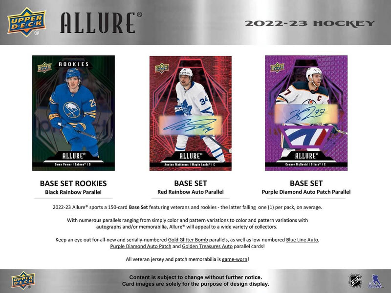 2022-23  Upper Deck - Allure Hobby Box