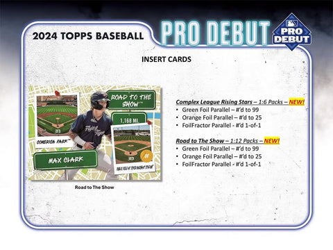 2024 Pro Debut Baseball Minor League Hobby Box