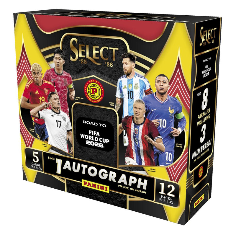 2026 Panini Select Road to World Cup Soccer International Hobby Box