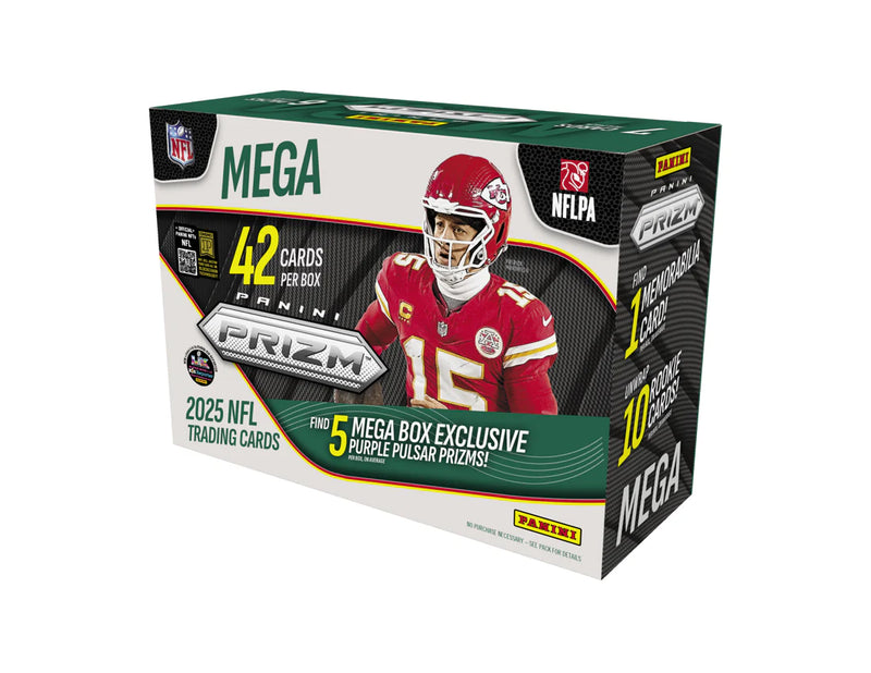 2025 Panini Prizm Football Hobby Mega Box