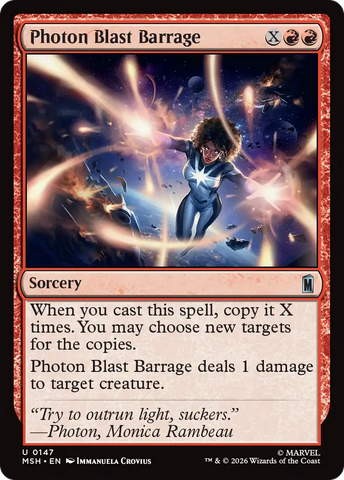 Photon Blast Barrage [Marvel Super Heroes]
