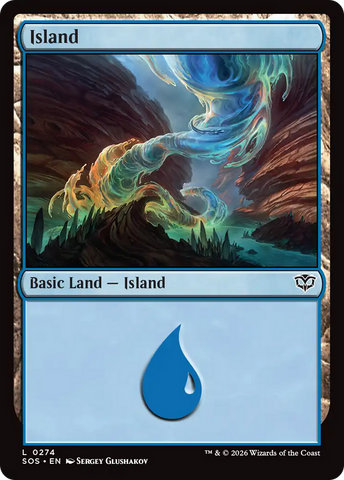Island (0274) [Secrets of Strixhaven]