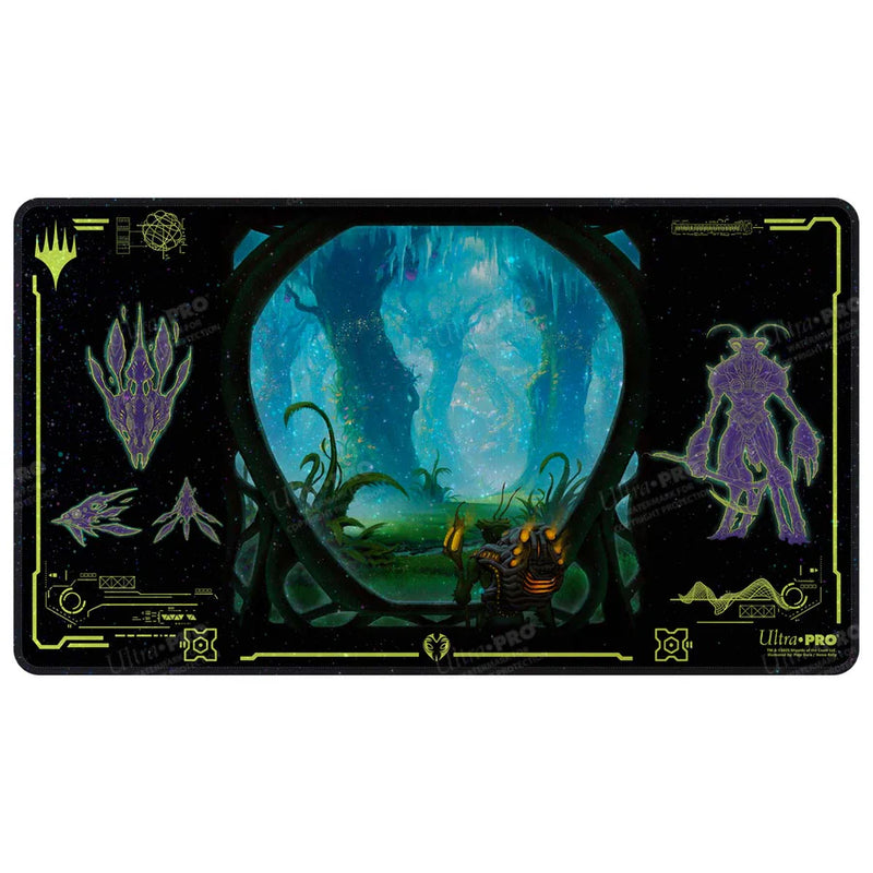 Edge of Eternities Evendo, Waking Haven Holofoil Playmat for Magic: The Gathering
