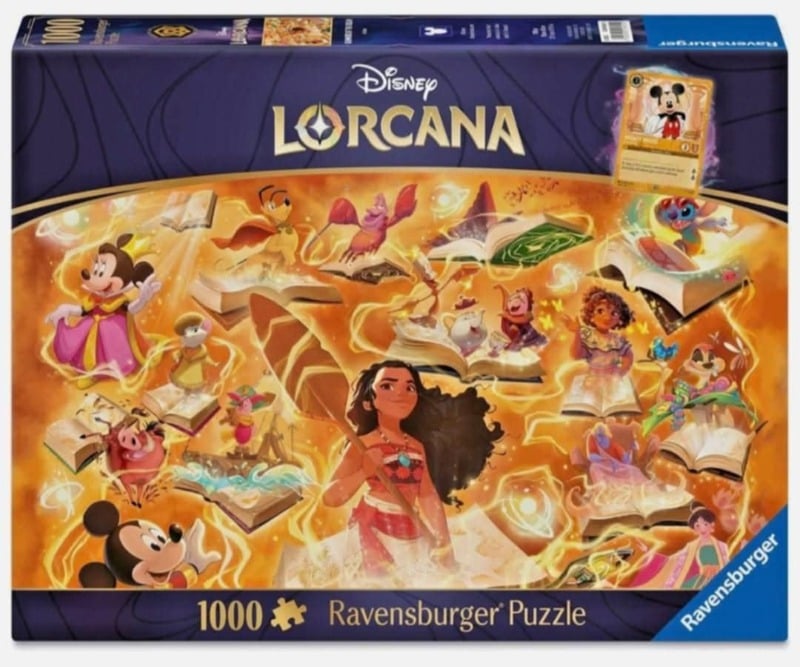 Disney Lorcana Glimmers Puzzle - Amber