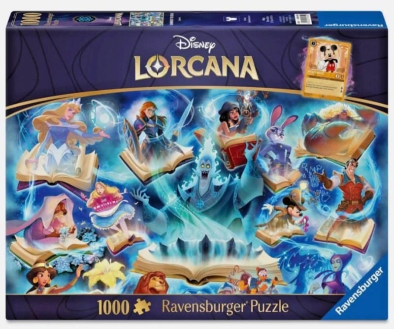 Disney Lorcana Glimmers Puzzle - Sapphire
