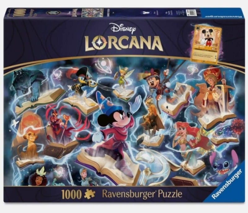 Disney Lorcana Glimmers Puzzle - Steel