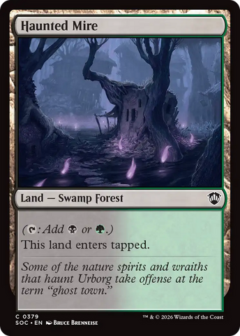 Haunted Mire [Secrets of Strixhaven Commander]