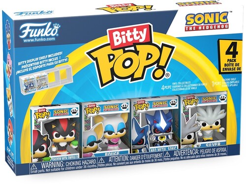 Bitty Pop! Sonic the Hedgehog - Shadow/Rouge/Neo Metal Sonic/Silver