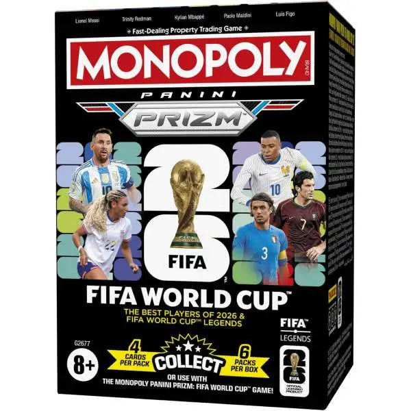 2026 Panini Prizm Monopoly FIFA World Cup Soccer Blaster Box