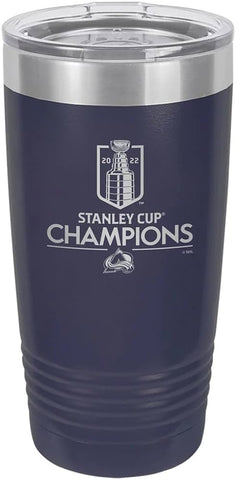 Colorado Avalanche Stanley Cup Champions 2022 - 20oz Polar Tumbler