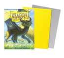 Dragon Shield Sleeves - Yellow & Silver Dual Matte