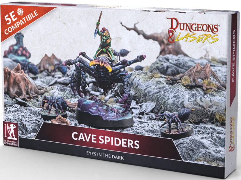 Dungeons & Lasers - Cave Spiders (Unpainted)