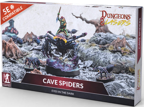 Dungeons & Lasers - Cave Spiders (Unpainted)