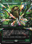 Simulacrum Shaper (Borderless) (Facet Foil) [Reality Fracture]