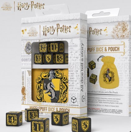 Harry Potter - Dice & Pouch Hufflepuff