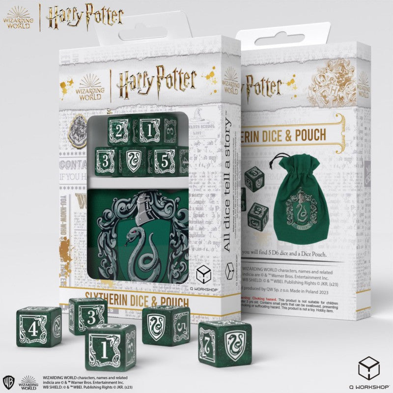 Harry Potter - Dice & Pouch Slytherin