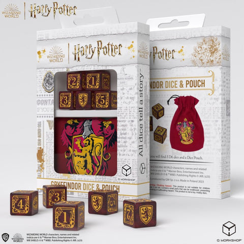 Harry Potter - Dice & Pouch Gryffindor
