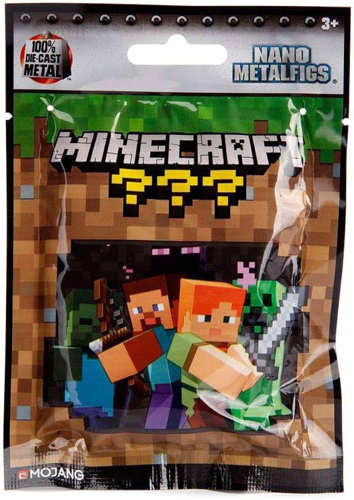 Minecraft Metal Nano Fig Blind Bags (Single Unit)