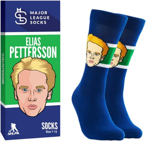 Major League Socks - Elias Pettersson - Canucks